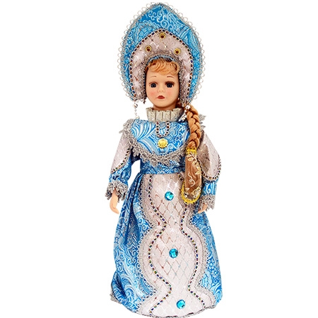 Новогодний подарок Снегурочка с кокошником